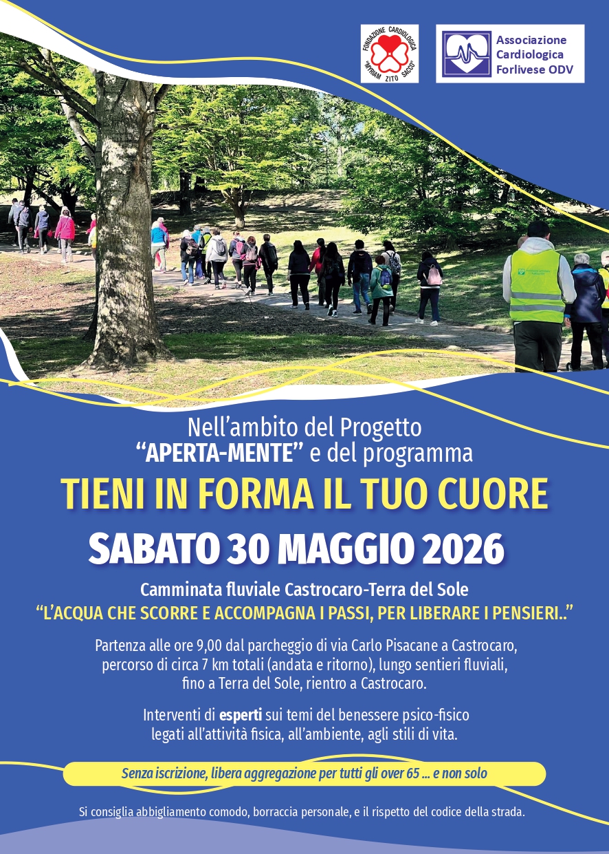 “Tieni in forma il tuo cuore” Camminata extraurbana